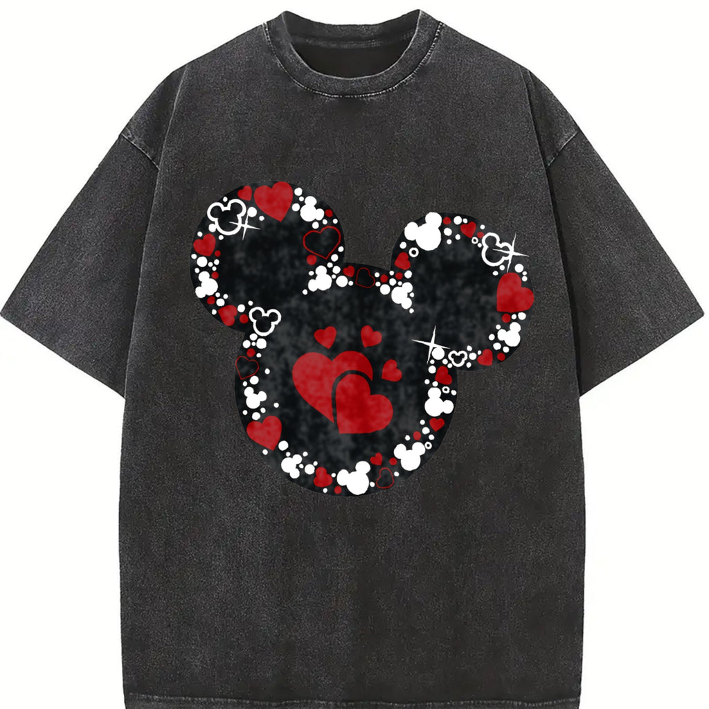 Black With Heart And Mickey Mouse Inspired For Vintage product image 2