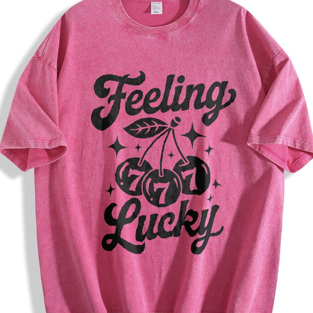 Feeling Lucky Vintage Washed T-Shirt product image 7