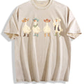Western Cowboy Goose Lineup Vintage Washed T-Shirt product image 1