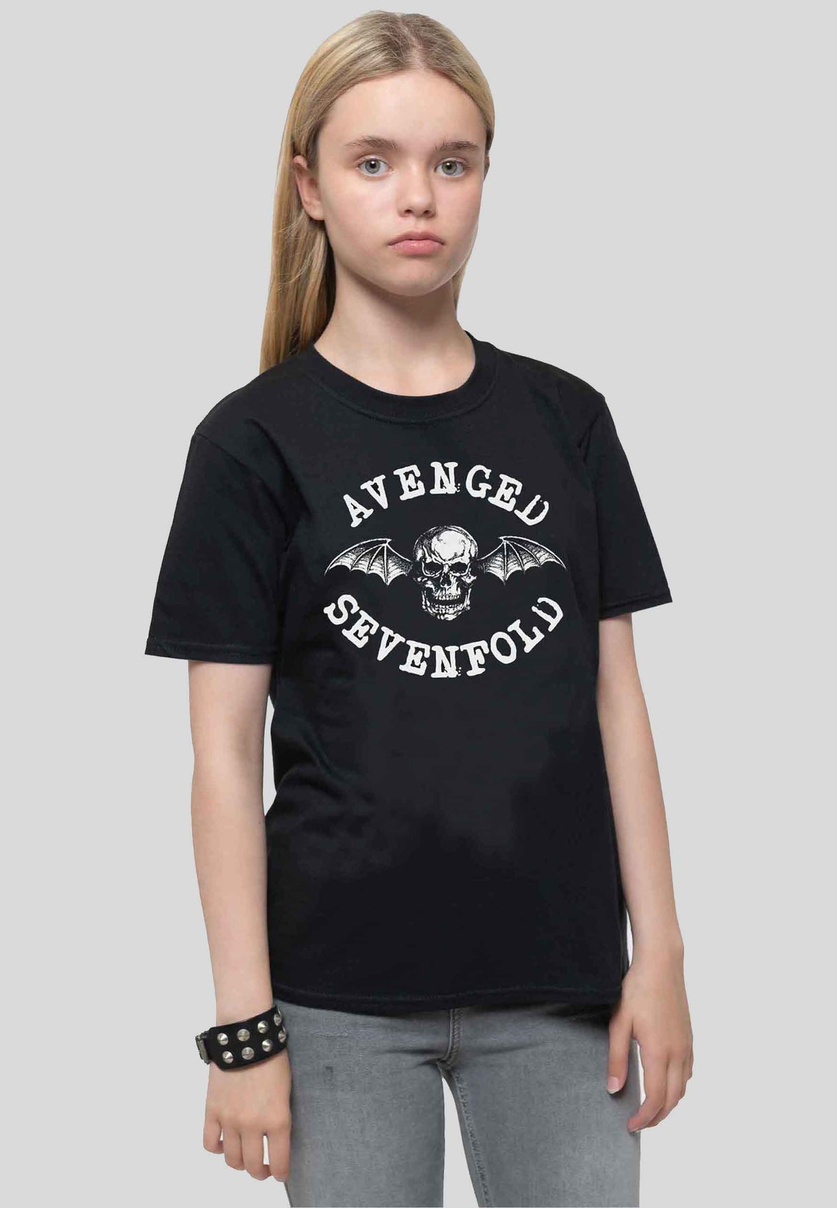 Avenged Sevenfold Kids Deathbat T Shirt product image 1