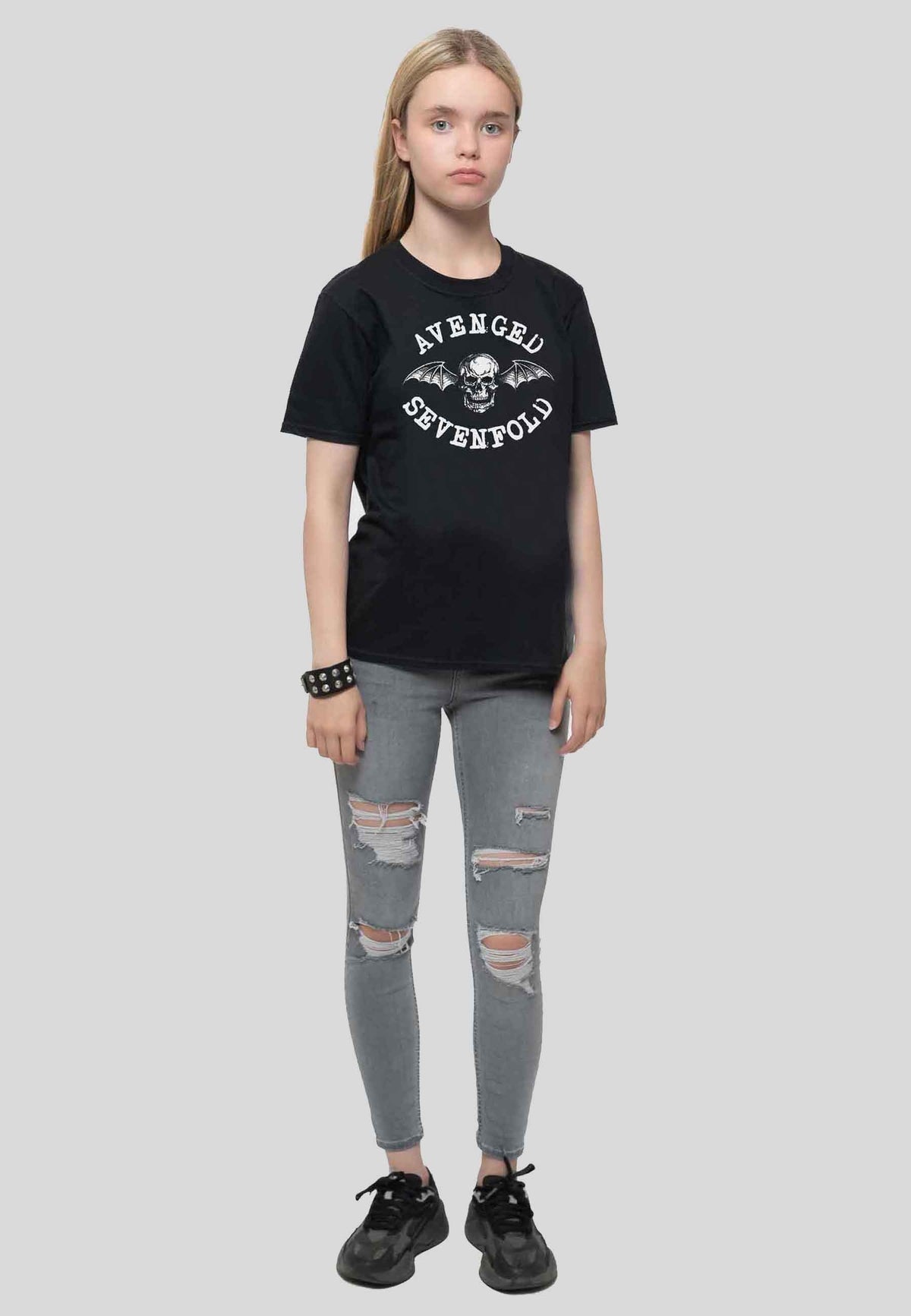 Avenged Sevenfold Kids Deathbat T Shirt product image 2