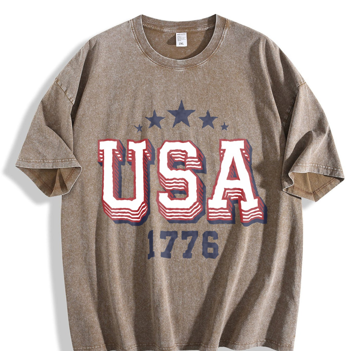 Weight This Has A And Vintage Washed T-Shirt product image 3