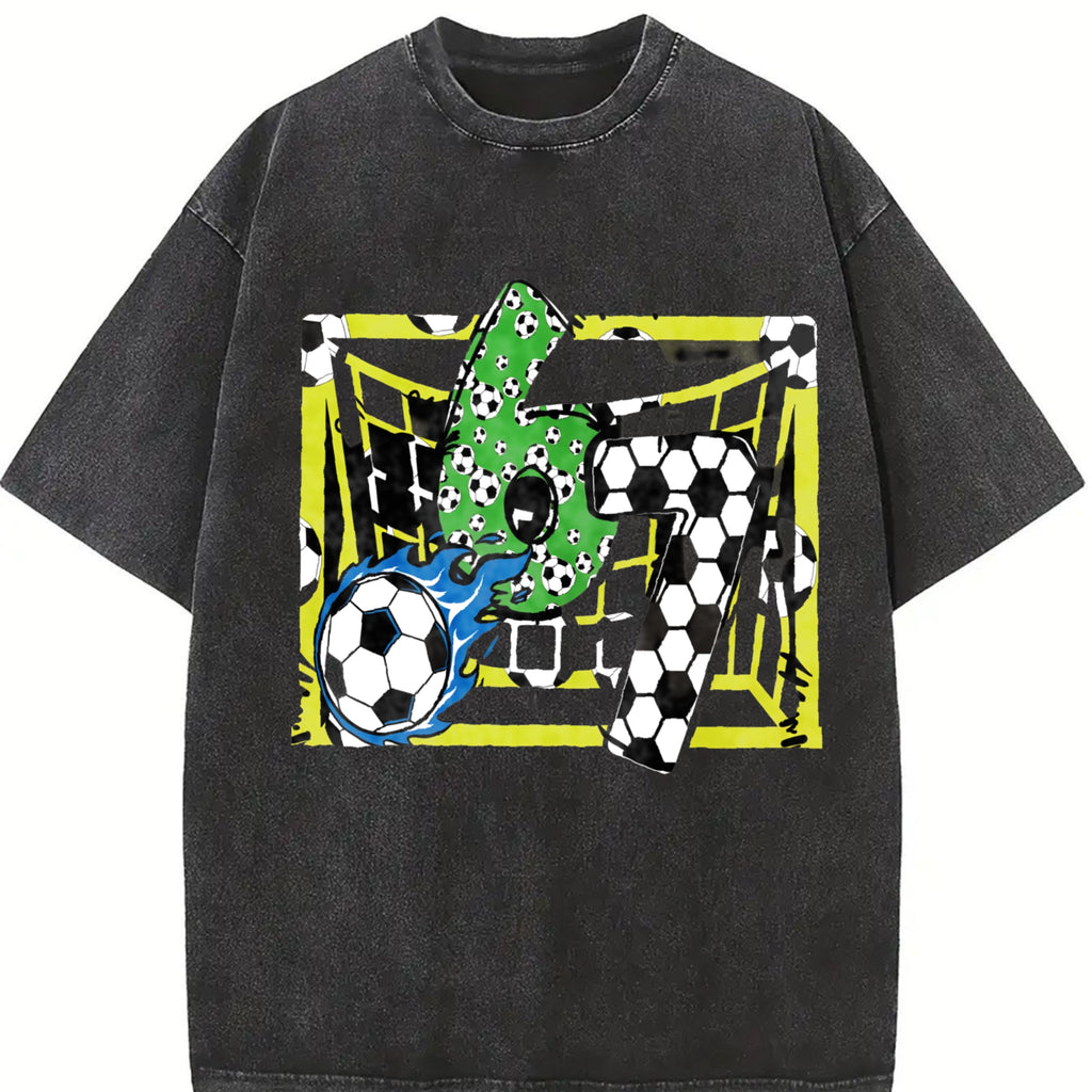 Global Soccer Fan Vintage Washed T-Shirt product image 2