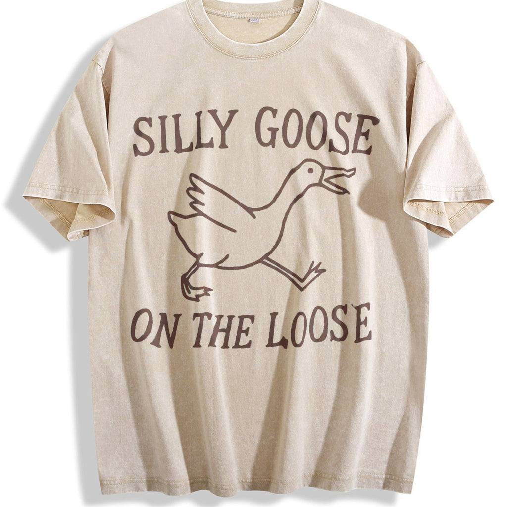 Silly Goose On Vintage Washed T-Shirt product image 1