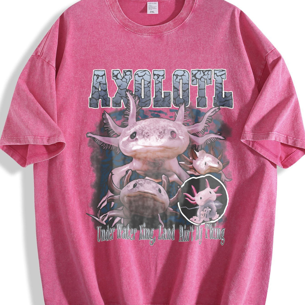 Axolotl 90s Vintage Washed T-Shirt product image 7