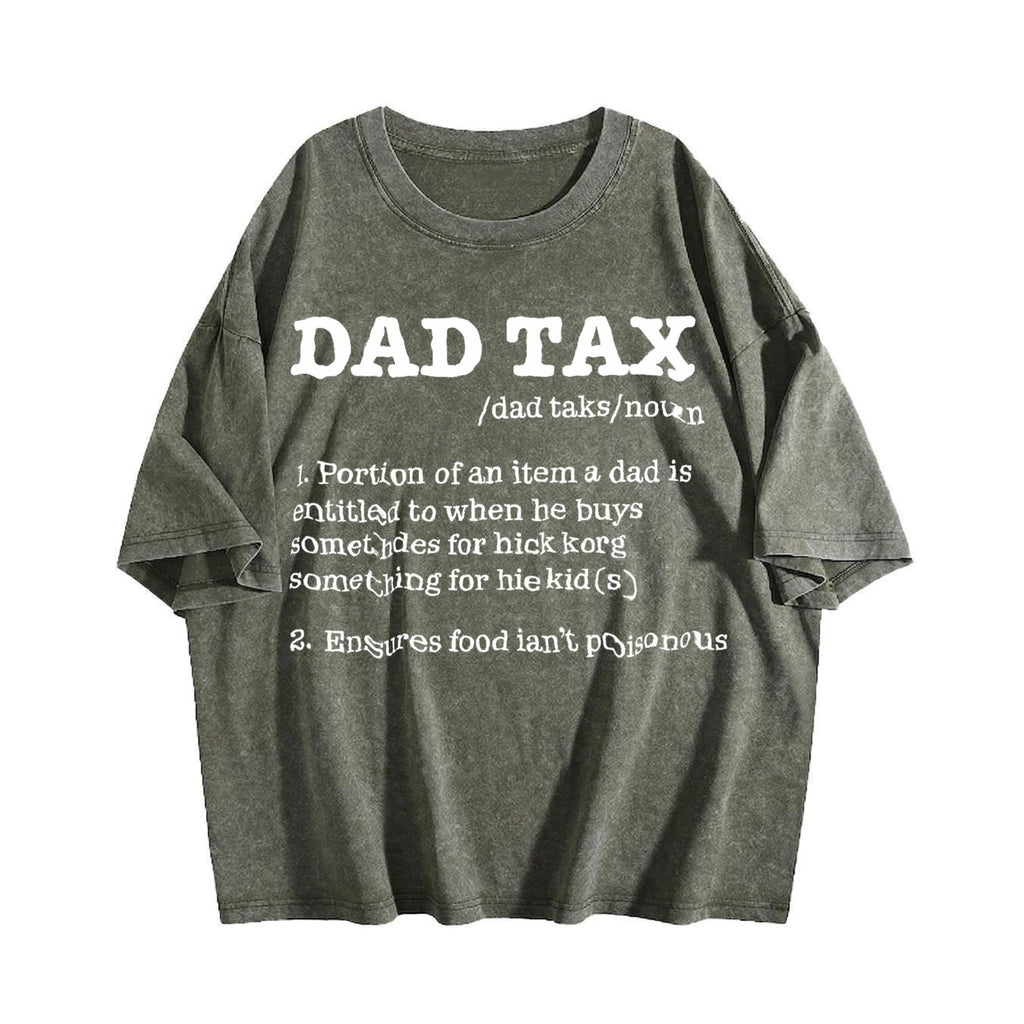 Funny Dad Tax Sarcastic Fathers Day Novelty For Vintage product image 4