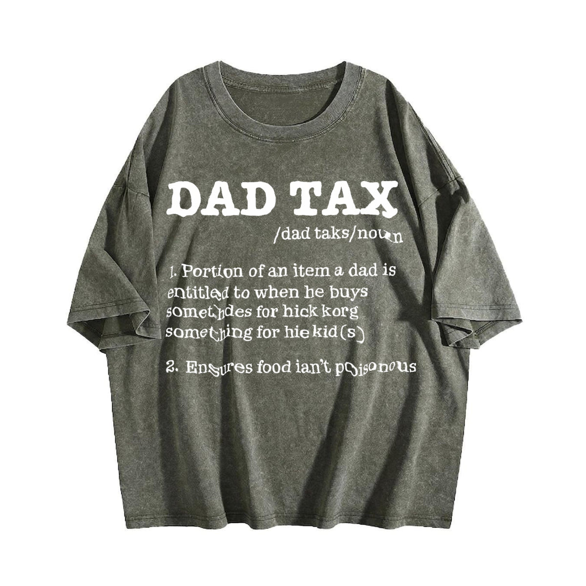 Funny Dad Tax Sarcastic Fathers Day Novelty For Vintage product image 4