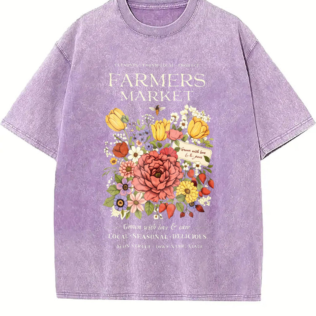 Farmers Market Vintage Washed T-Shirt product image 6