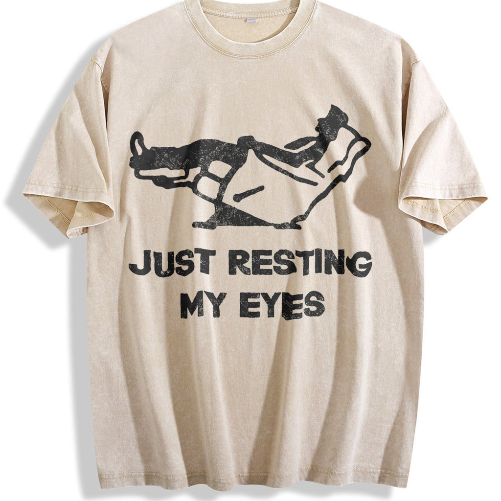 Just Resting My Eyes Funny Sarcastic Cool Vintage Washed product image 1