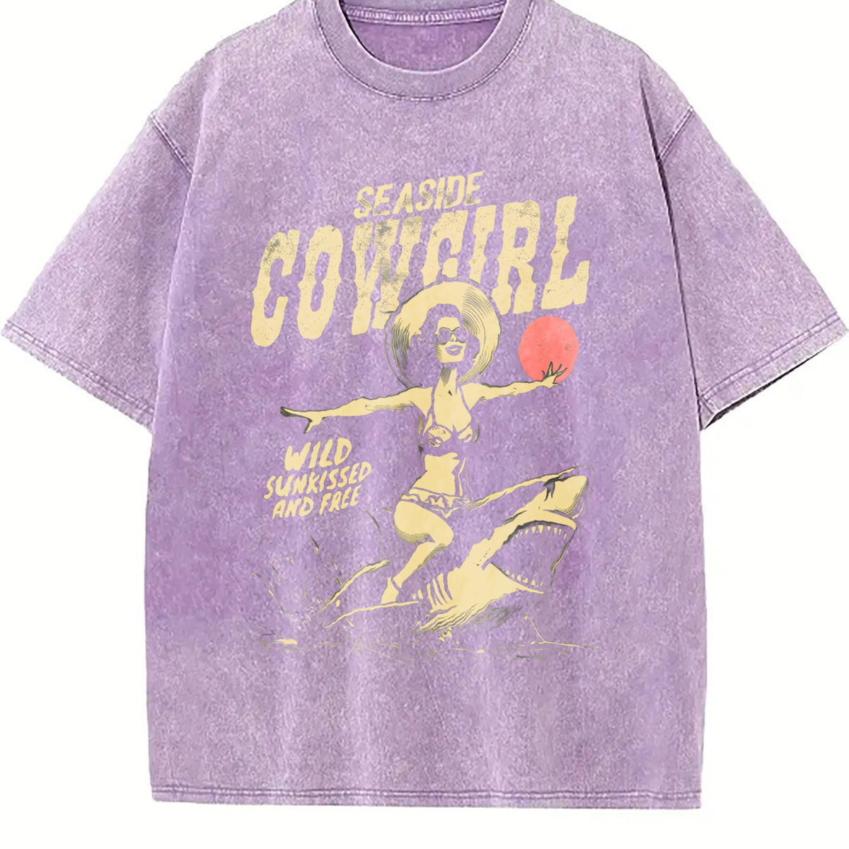 Seaside Cowgirl Vintage Washed T-Shirt product image 6