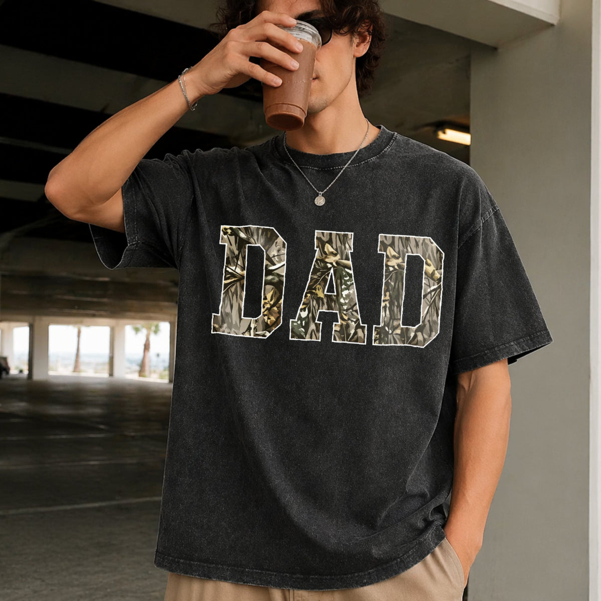 Moss Dad Vintage Washed T-Shirt product image 9