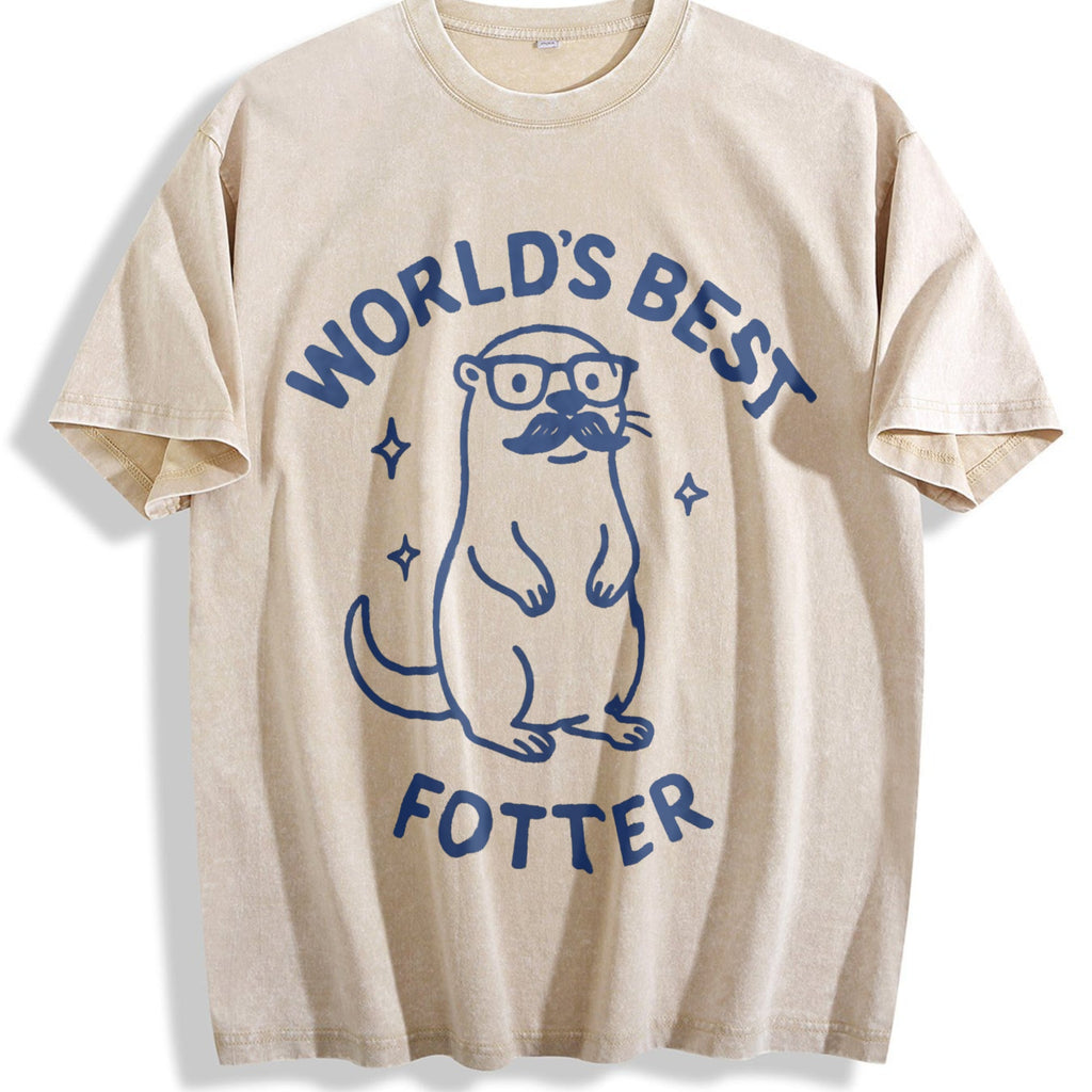 World's Best Fotter Vintage Washed T-Shirt product image 1