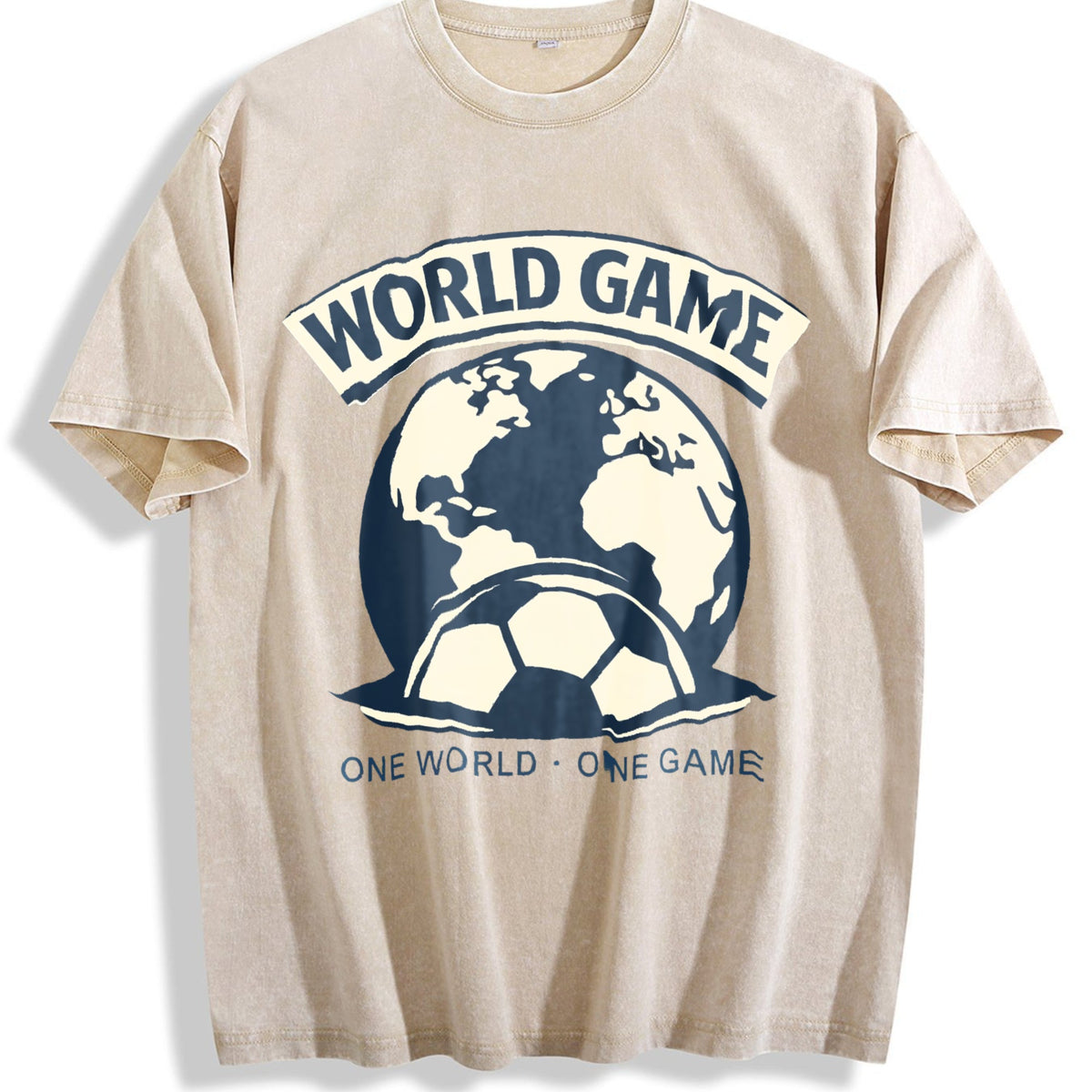 Global Soccer Fan Vintage Washed T-Shirt product image 1