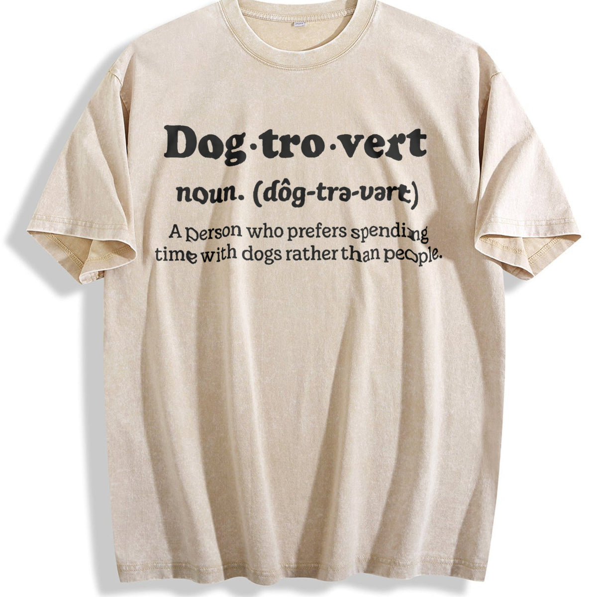Dogtrovert Vintage Washed T-Shirt product image 1