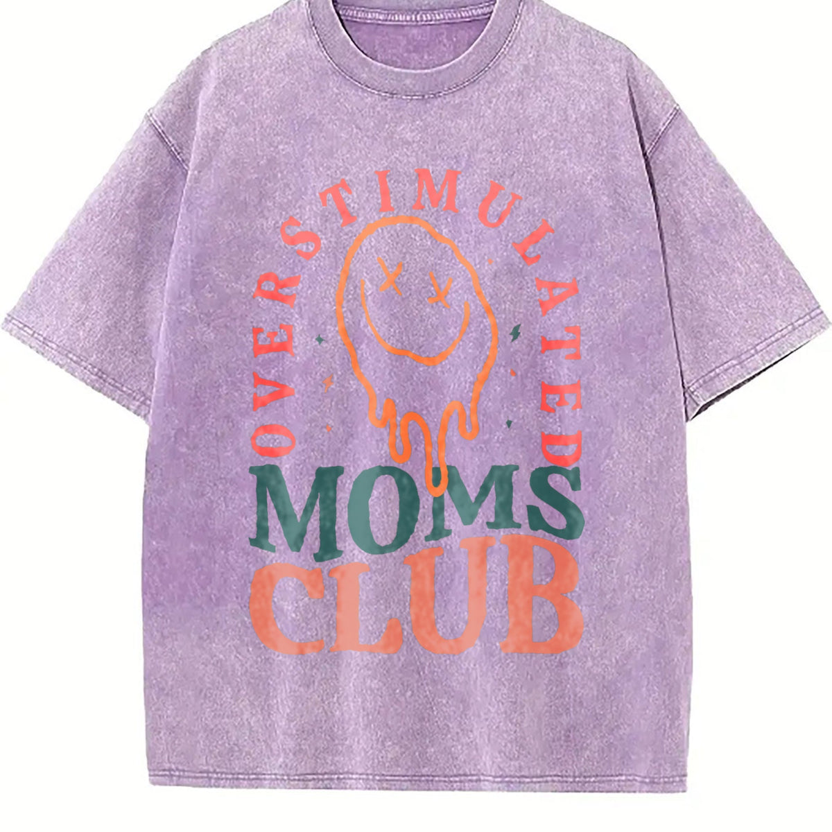 Overstimulated Moms Club Vintage Washed T-Shirt product image 6