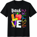 Cute Teach Love And Inspire Teacher Cotton T-Shirt product image 1