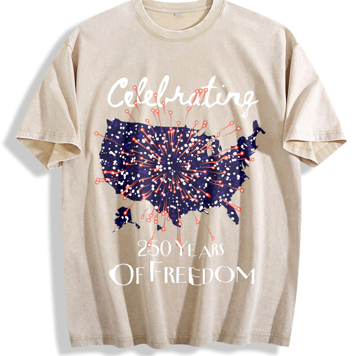 Celebrating 250 Years Of Freedom Vintage Washed T-Shirt product image 1