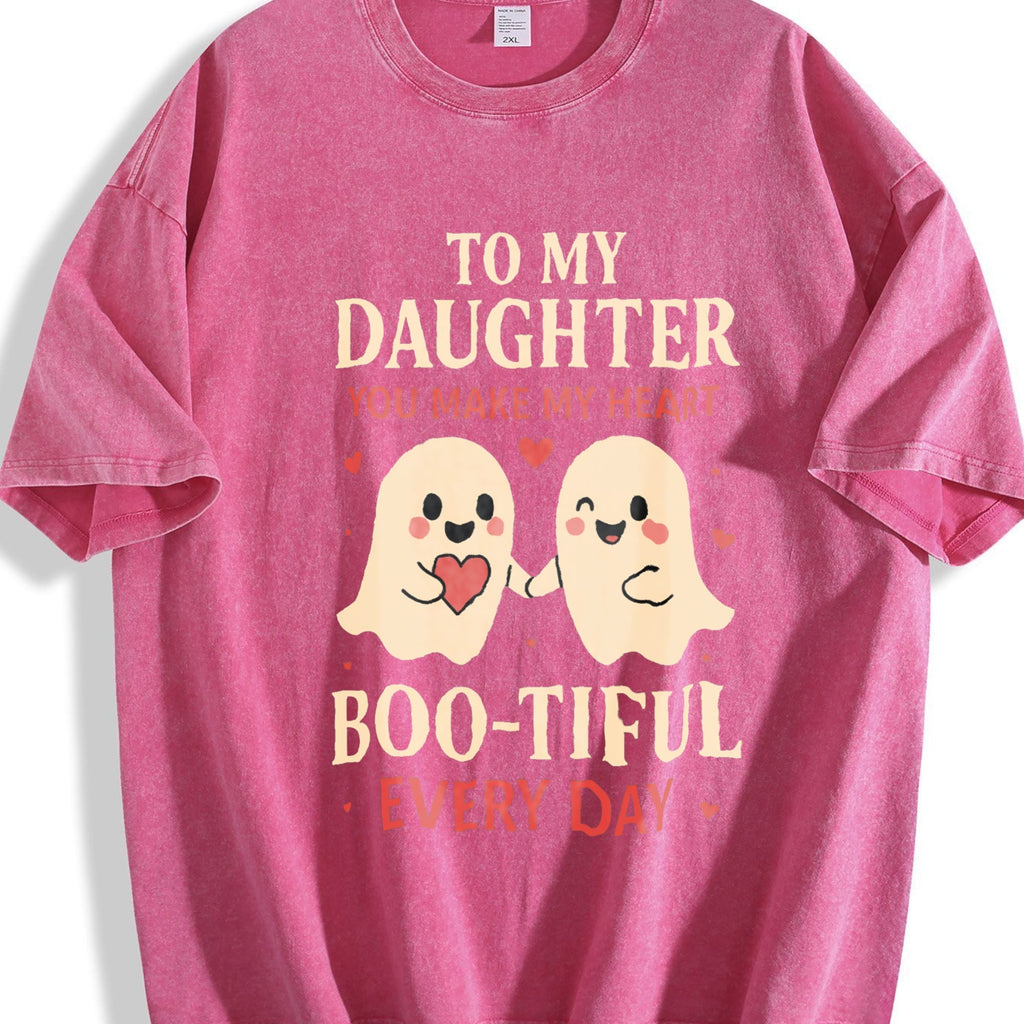 Funny Daughter Wife Slogan Vintage Washed T-Shirt product image 7