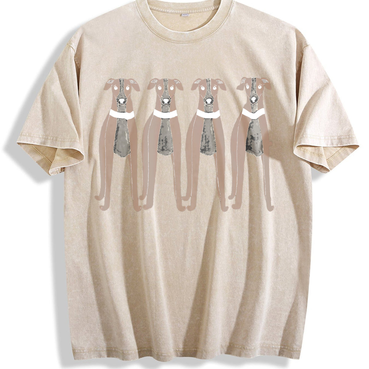 Greyhound Lover Vintage Washed T-Shirt product image 1