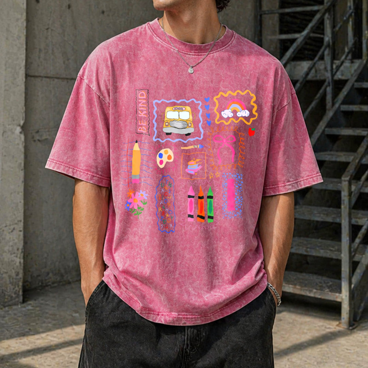 Teacher Vintage Washed T-Shirt product image 7