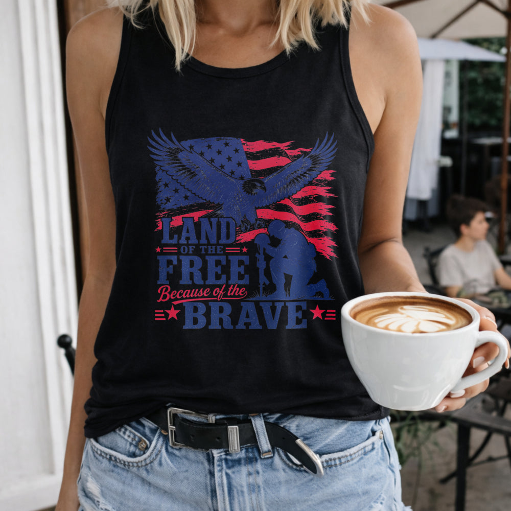 Patriotic Eagle USA Women's Tank Top