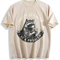 Raccoon Coffee Boxy Y2K Aesthetic Summer Vibes Vintage product image 1