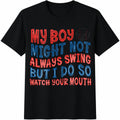 Baseball Mama Cotton T-Shirt product image 1