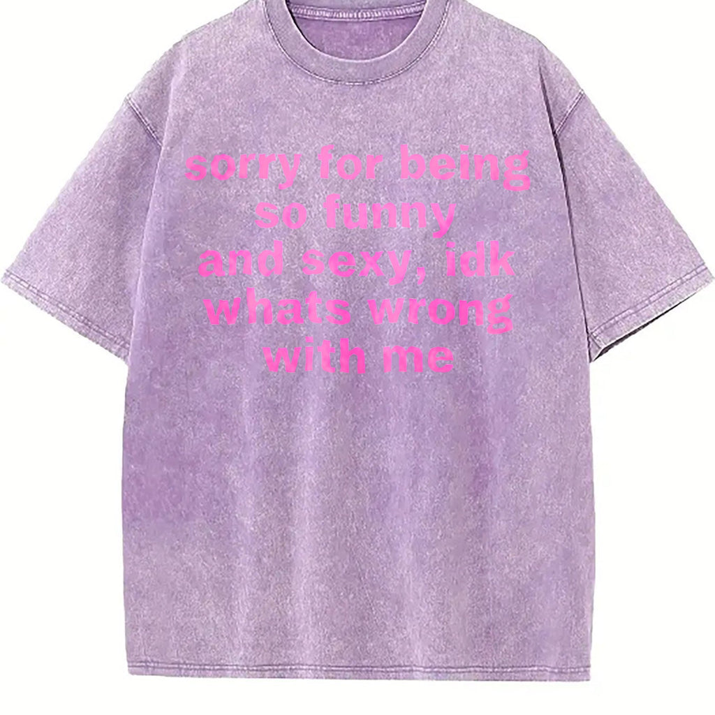 Sorry For Being So Funny And Sexy Vintage Washed T-Shirt product image 6