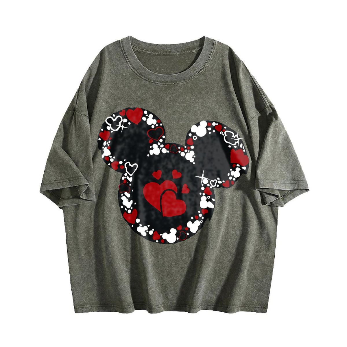 Black With Heart And Mickey Mouse Inspired For Vintage product image 4