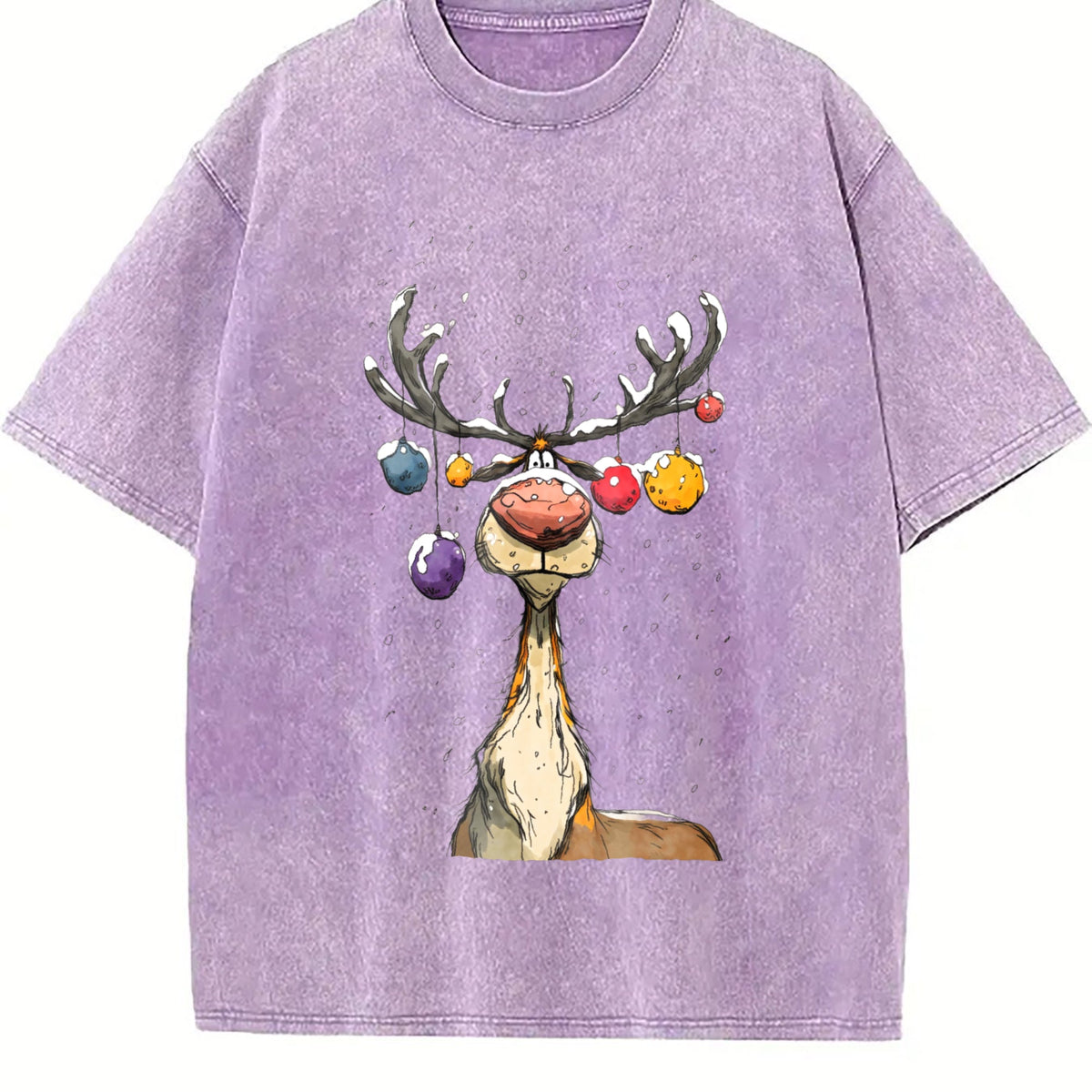 Reindeer Vintage Washed T-Shirt product image 6