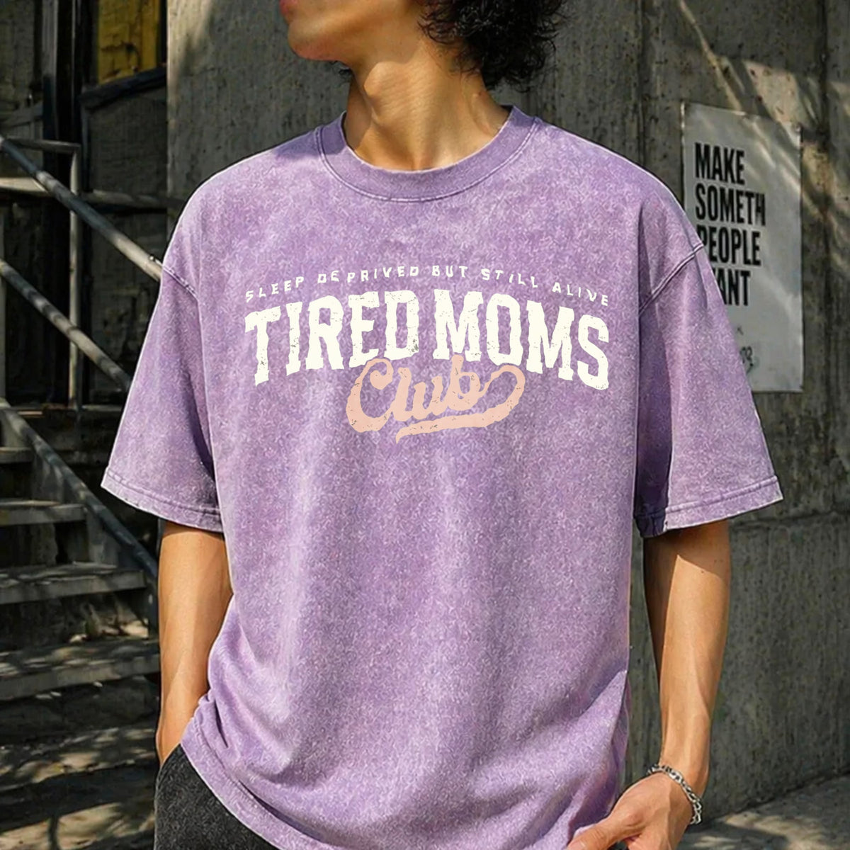 Tired Moms Club Vintage Washed T-Shirt product image 13