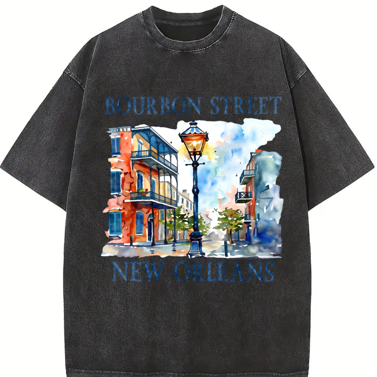 Bourbon New Orleans Vintage Washed T-Shirt product image 2