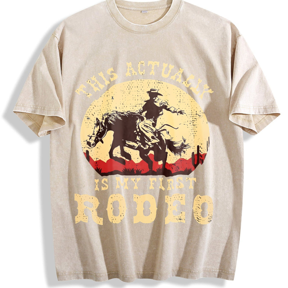 Western This Actually Is My First Rodeo Cowboy Vintage product image 1