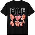 Funny 'man I Love Feet' Parody : Gag Cotton T-Shirt product image 1