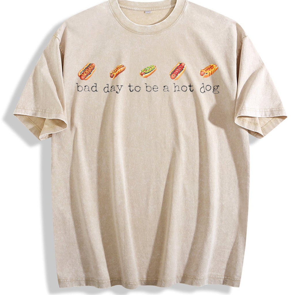 Funny Hot Dog - 'bad Day To Be A Hotdog' For 4th Vintage product image 1