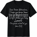 Dear Person Behind Me Cotton T-Shirt product image 1
