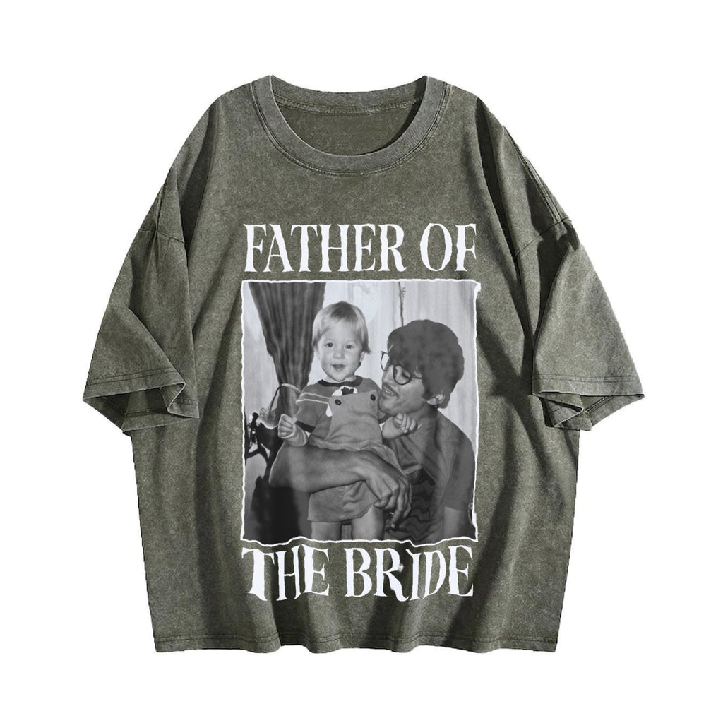 Father Of The Bride Vintage Washed T-Shirt product image 4