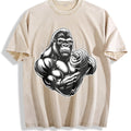 Gorilla Muscle Dumbbell Vintage Washed T-Shirt product image 1