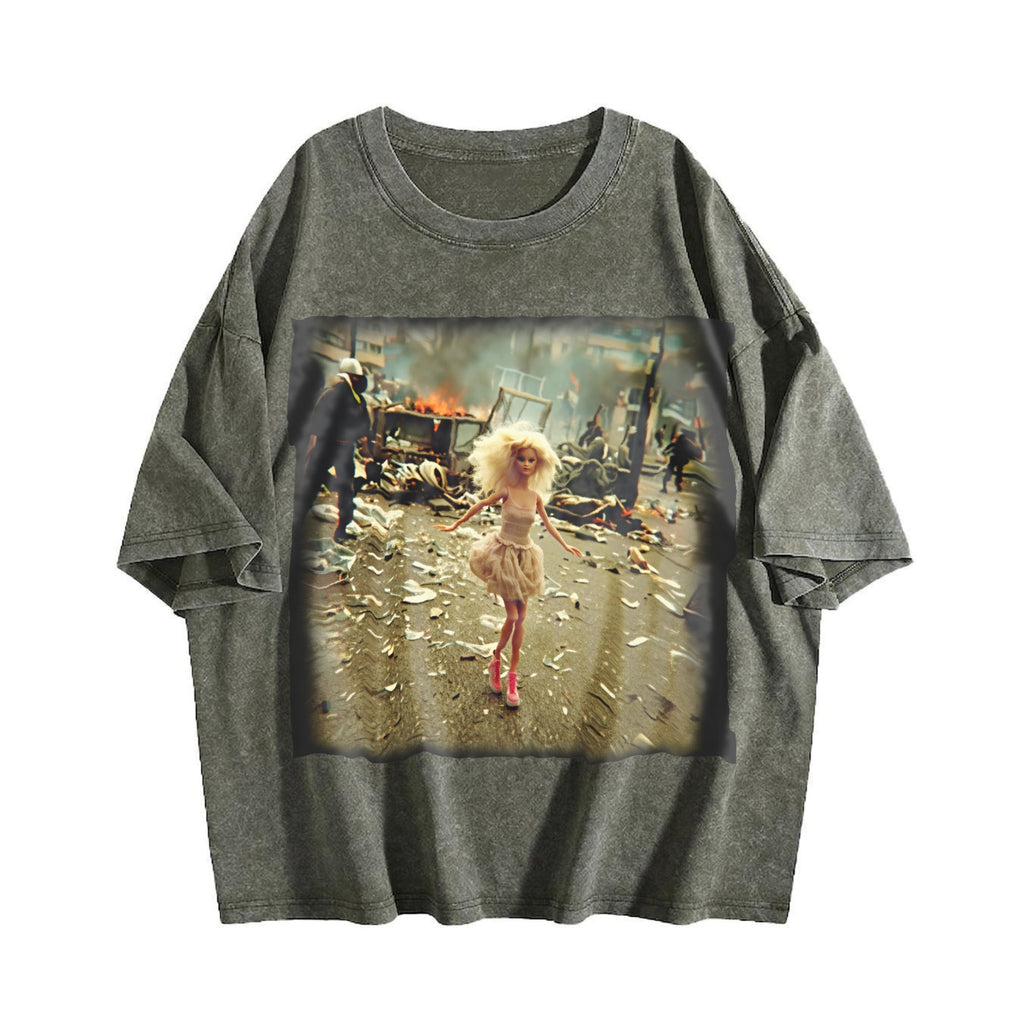 Doll in a Messy Room Vintage Washed T-Shirt product image 4