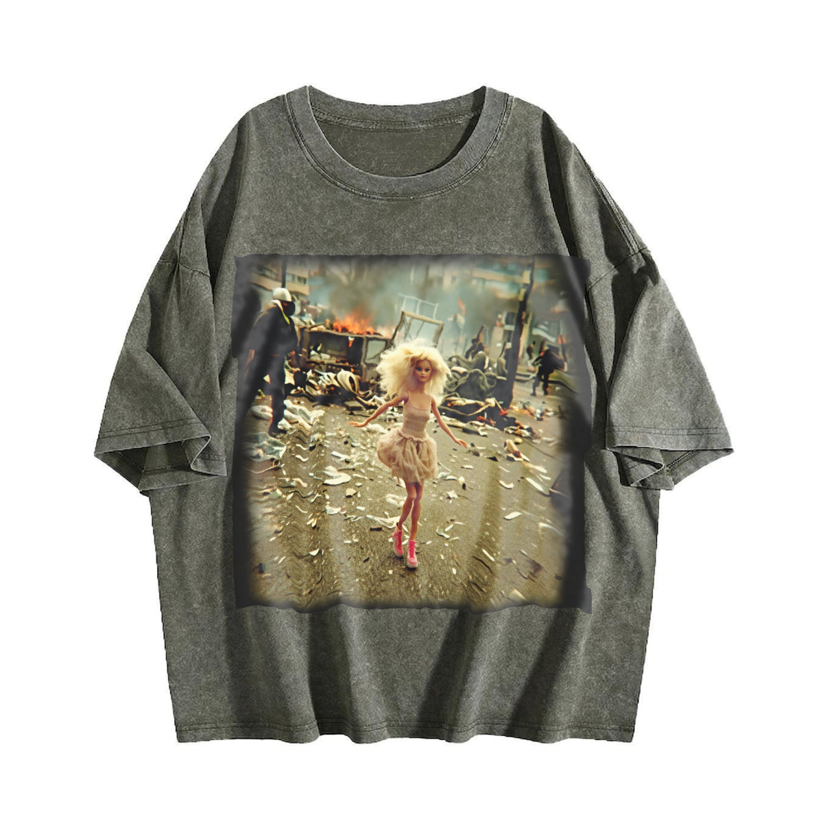 Doll in a Messy Room Vintage Washed T-Shirt product image 4