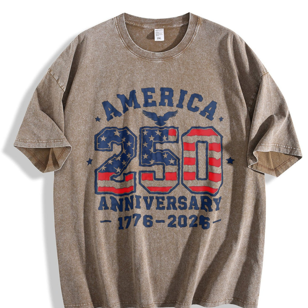 Patriotic Vintage Washed T-Shirt product image 3