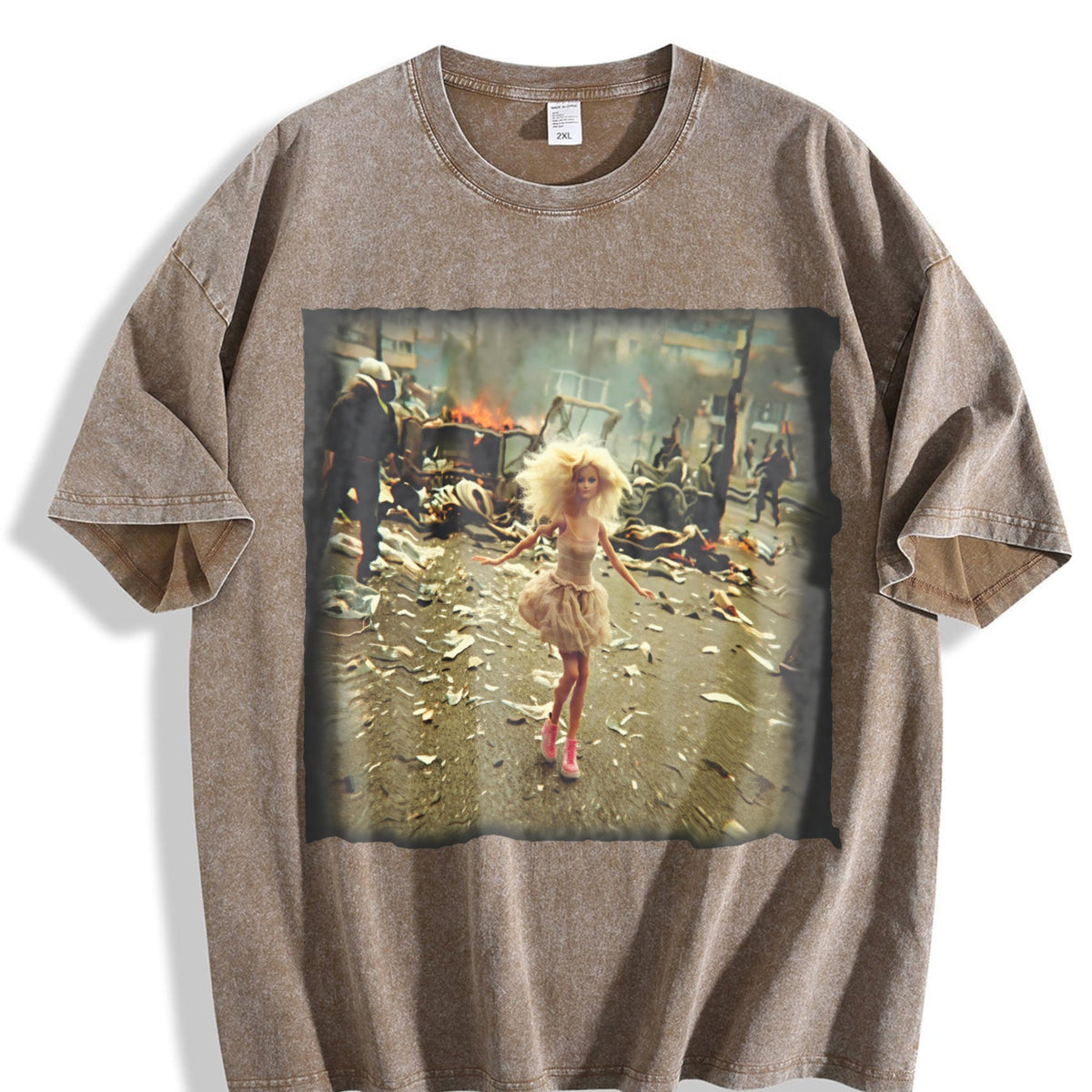 Doll in a Messy Room Vintage Washed T-Shirt product image 3