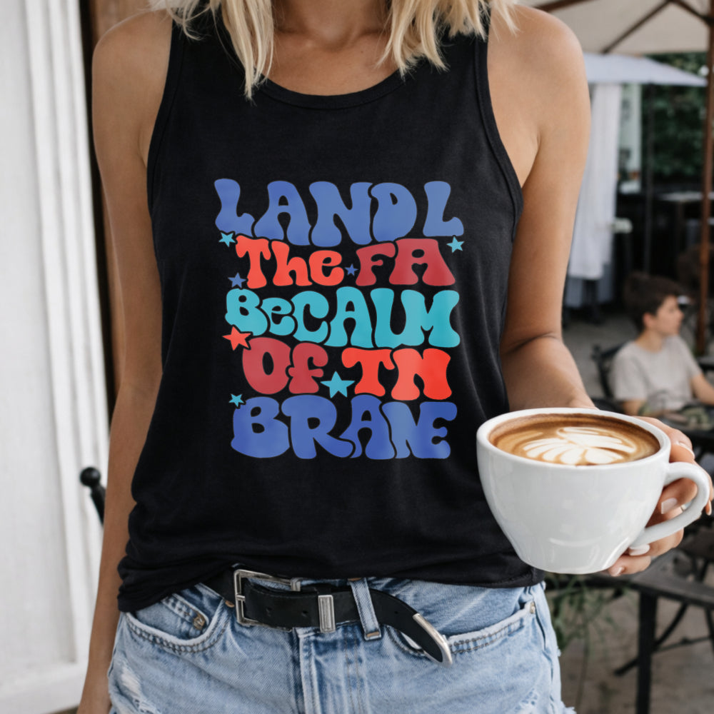 Land Of The Free Because Of The Brave Women's Tank Top