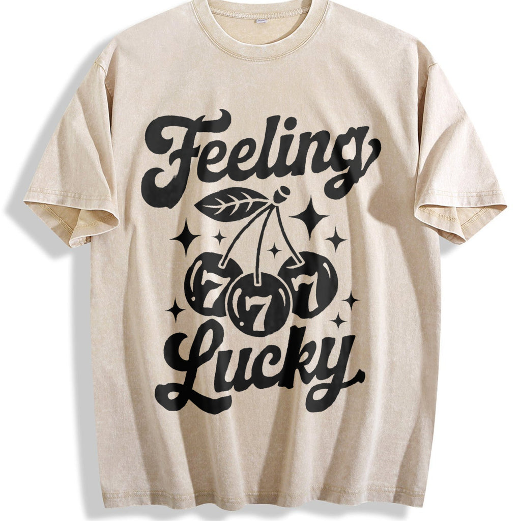 Feeling Lucky Vintage Washed T-Shirt product image 1