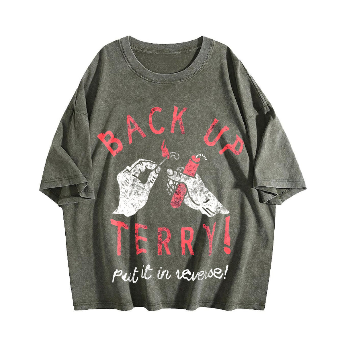 Back Up Terry Put It In Reverse Funny Fireworks Vintage product image 4