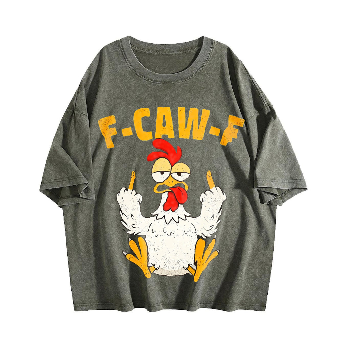 Garment F Caw F Rooster Funny Bird Fcawf Chicken Vintage product image 4