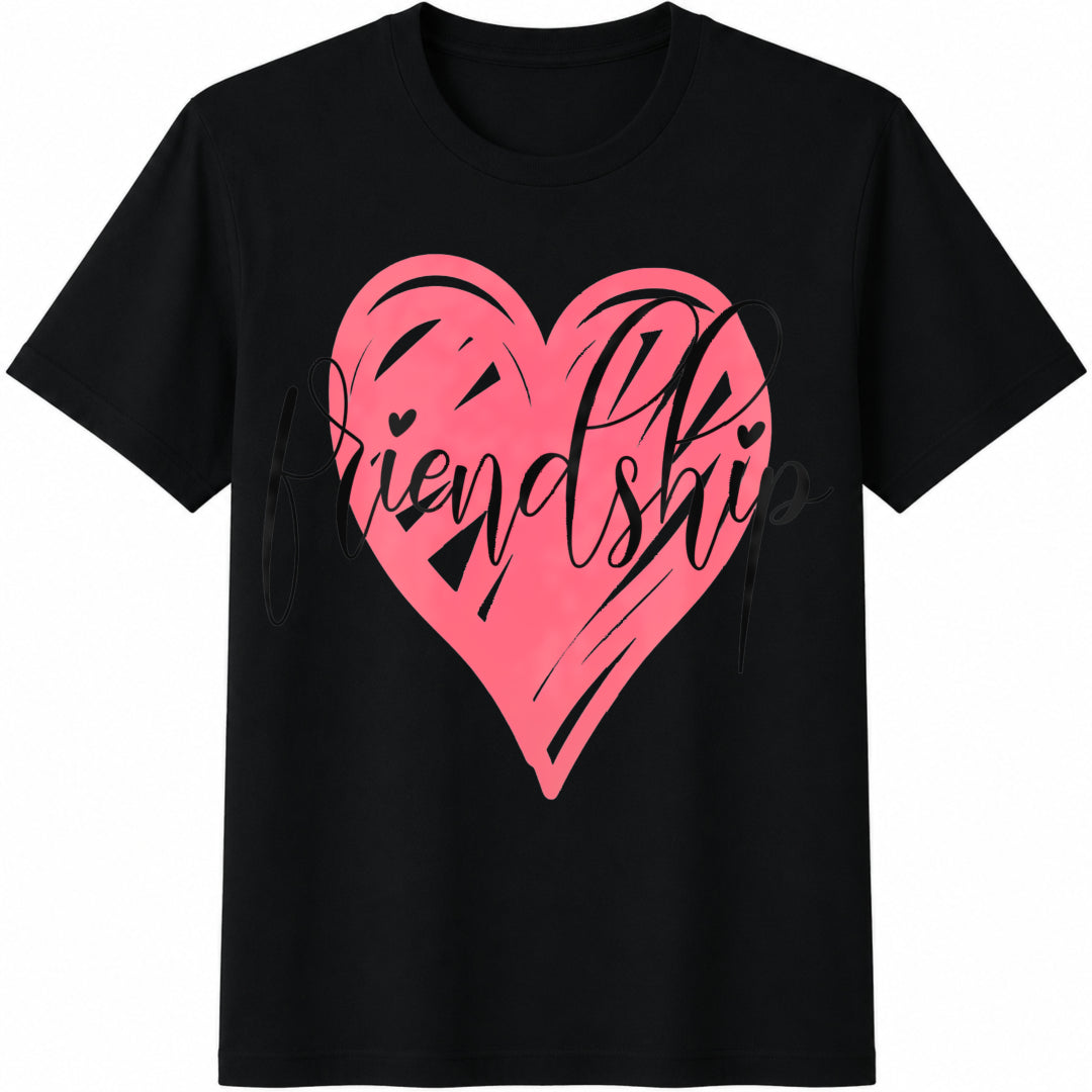 Friendship Heart Cotton T-Shirt product image 1