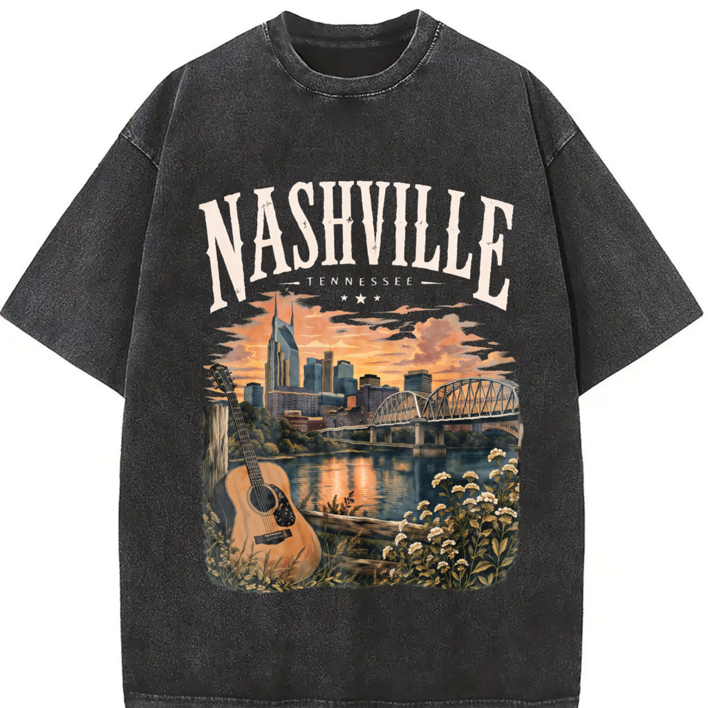 Nashville Tennessee - Music City Guitar Country Vintage product image 2