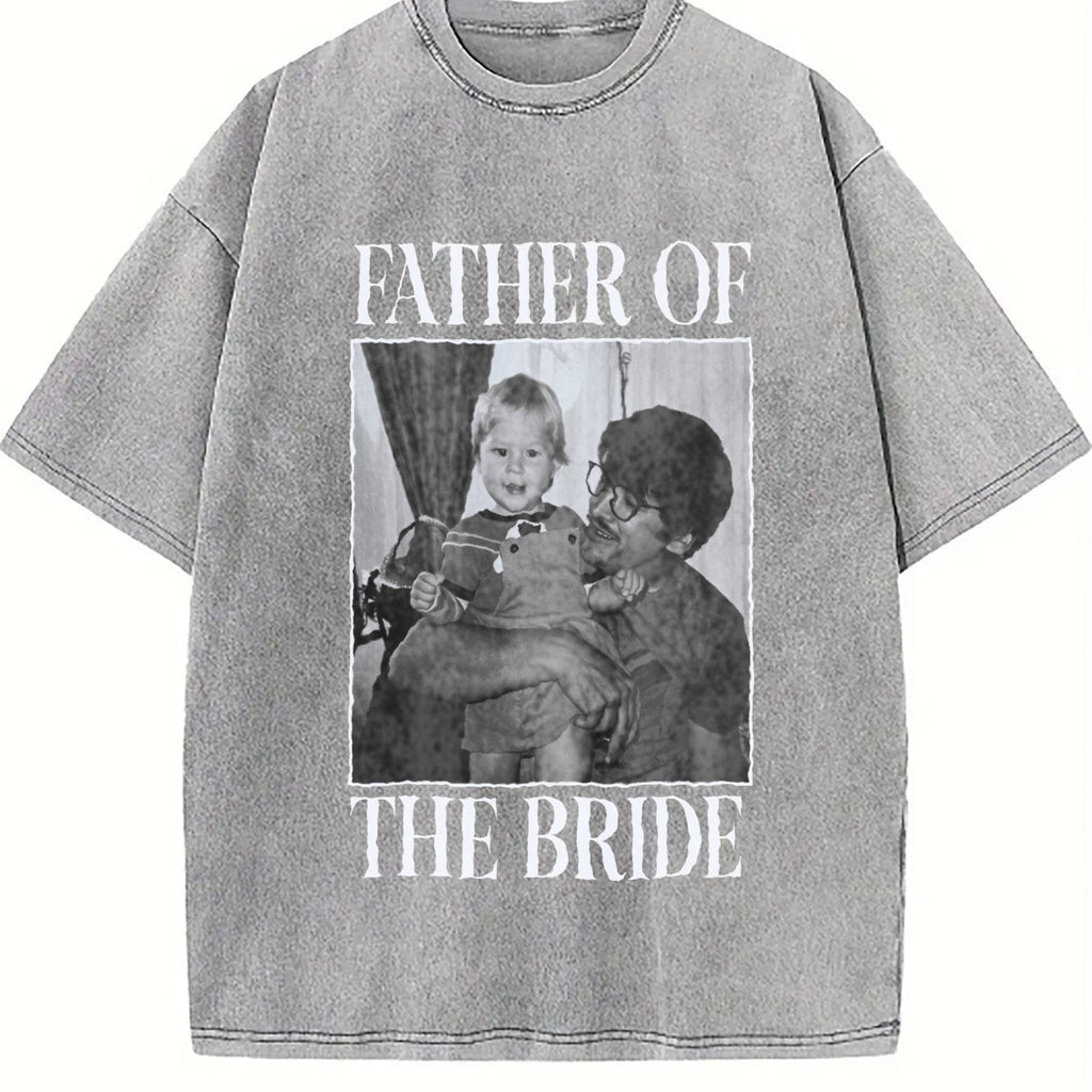 Father Of The Bride Vintage Washed T-Shirt product image 5