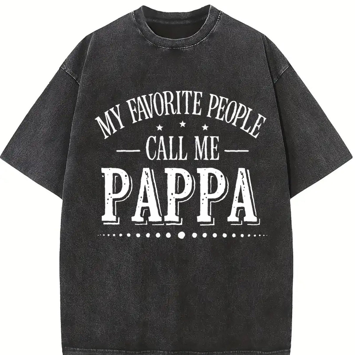 My Favorite People Call Me Papa Vintage Washed T-Shirt product image 2